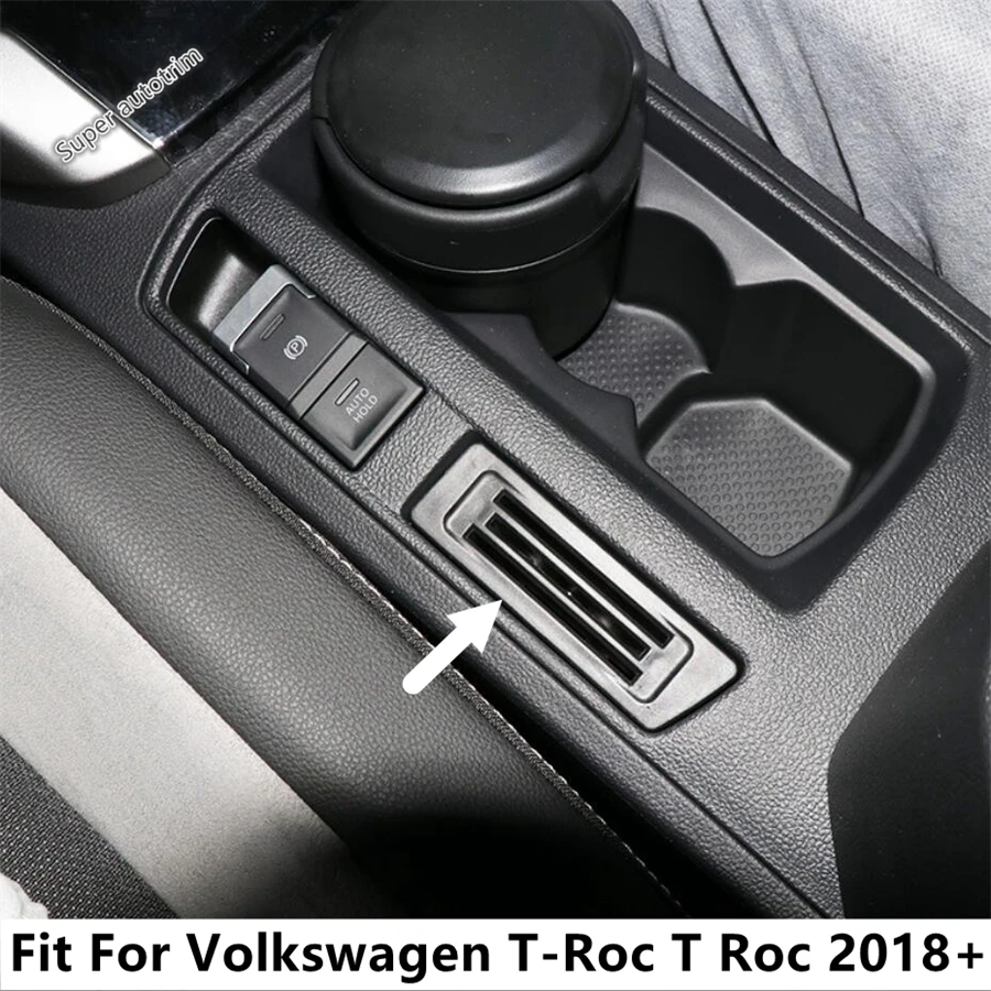 

Central Control Coin Card Slot Storage Box Inserter Holder Accessories Interior Cover Fit For Volkswagen T-Roc T Roc 2018 - 2022