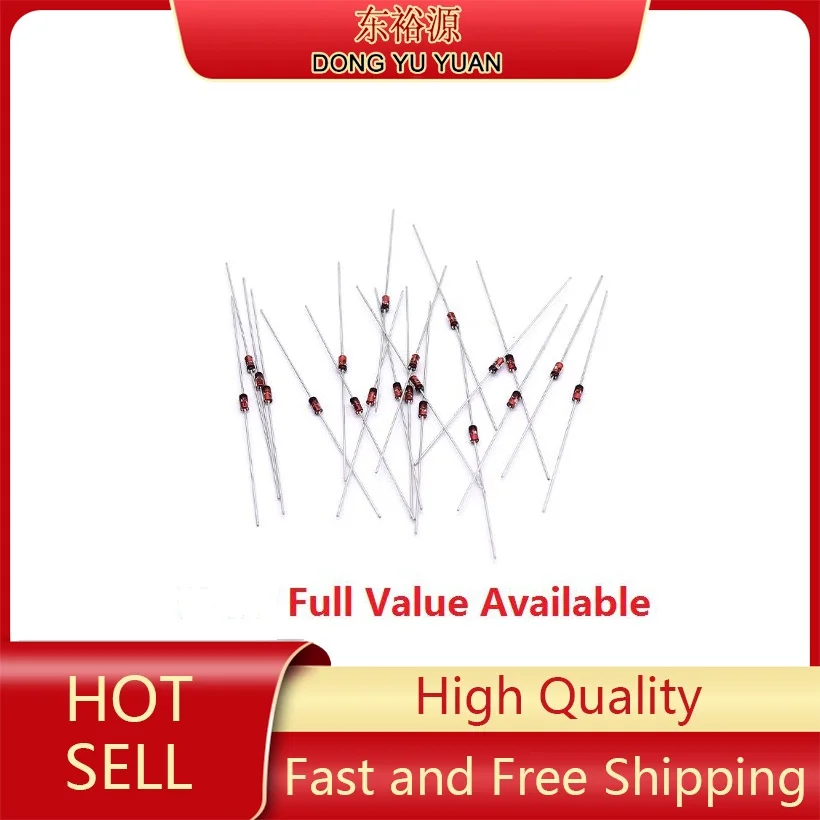 50PCS 1N4751A/30V 1N4743A/13V 1N4744A/15V 1N4745A/16V 1N4746A/18V 1W Zener Diode 1N4747A/20V 1N4748A/22V 1N4749A/24V 1N4750A/27V