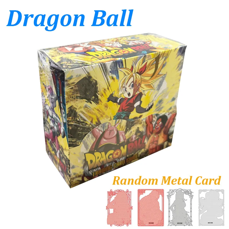 Großhandel Dragon Ball Karten Englische Version 1 Box Pro Design Anime Sammelkarten Goku Vegeta Seltene Flash-Karten für Kinder