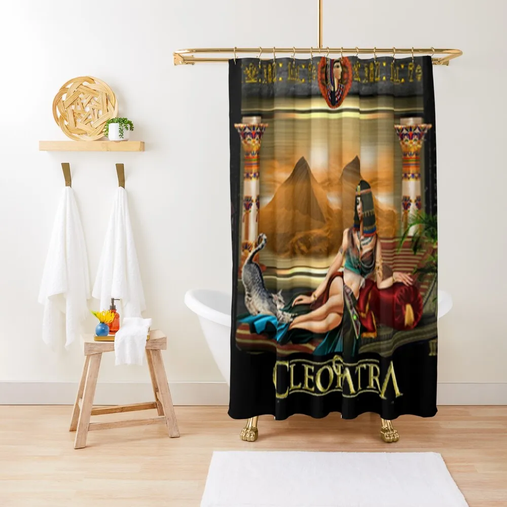 

Cleopatra-Queen of Egypt Shower Curtain Shower Waterproof Shower Set Waterproof Bathroom Luxury Bathroom Curtain