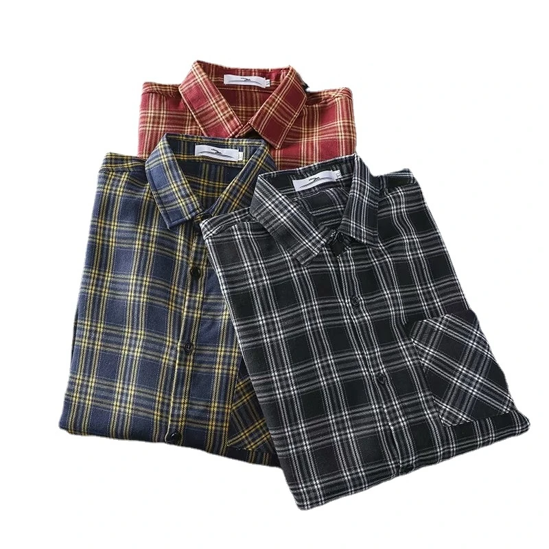 

Autumn Spring Fashion Classic Plaid Shirt Long Sleeve Men's Shirts Casual Shirt Men