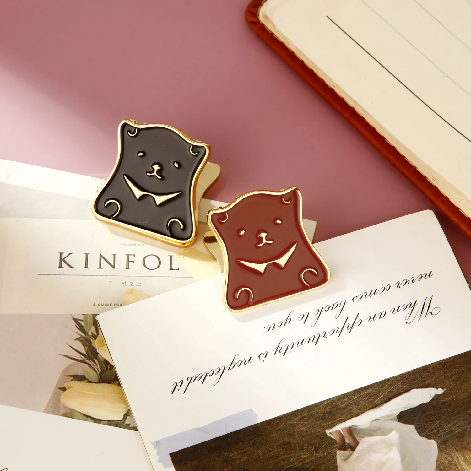 مشابك ربط دب كرتوني معدني ، مشبك ربط فاتورة ، ملاحظات مطوية ، ملف أحرف ، مشبك ورقي ، ربط ، مشبك تأمين ، أدوات مكتبية #1