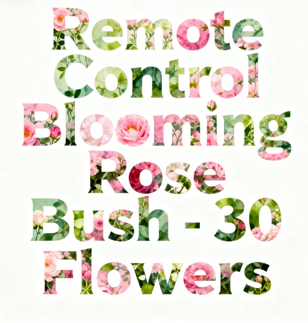 Bush de rosas florecientes con Control remoto, 30 flores que aparecen y desaparecen, ilusión para escenario y primer plano, accesorios para trucos de mago