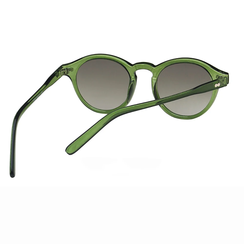 Gafas de sol de moda Retro para hombres y mujeres، gafas de sol con montura redonda pequena Vintage، lrest amarillos UV400، gav #4