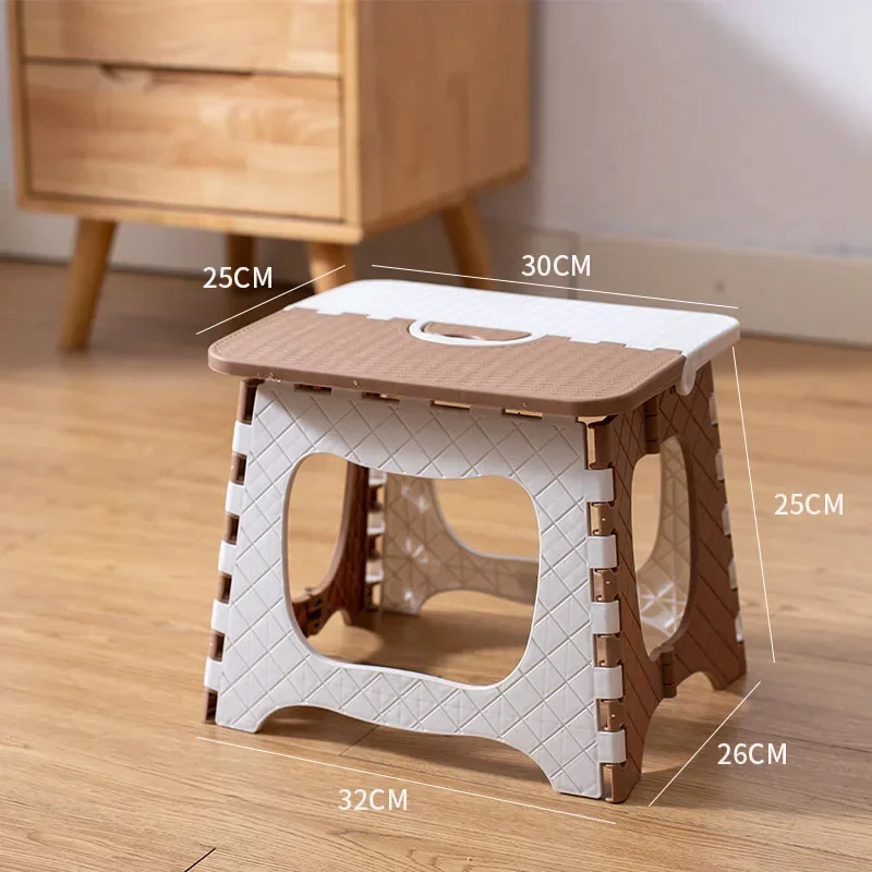 

Small Stools Household Use Portable Outdoor Folding Camping Chairs Living Rooms Bedrooms Low Stools Children's Bathrooms Benches