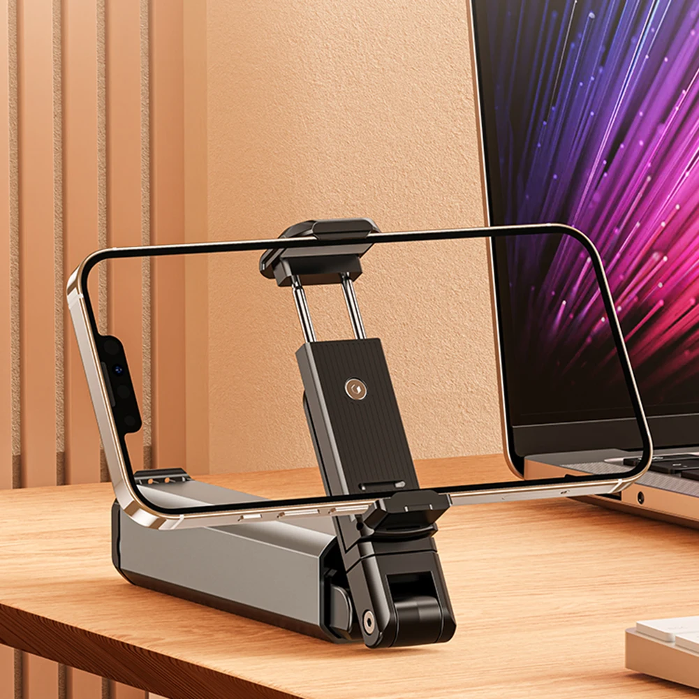 Airplane Phone Holder Portable Travel Stand Desk Flight Foldable Adjustable 360 Degree Rotation Selfie Train Seat Stand Support