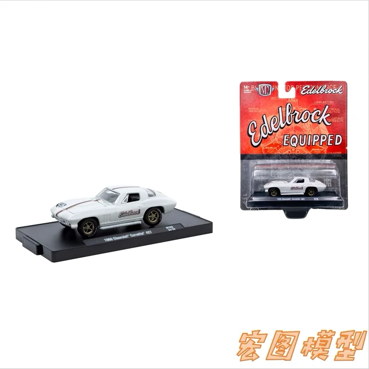 

Машинки M2 1:64, модель автомобиля 1966 Corvette 427 из литого под давлением сплава, детские игрушки и подарки