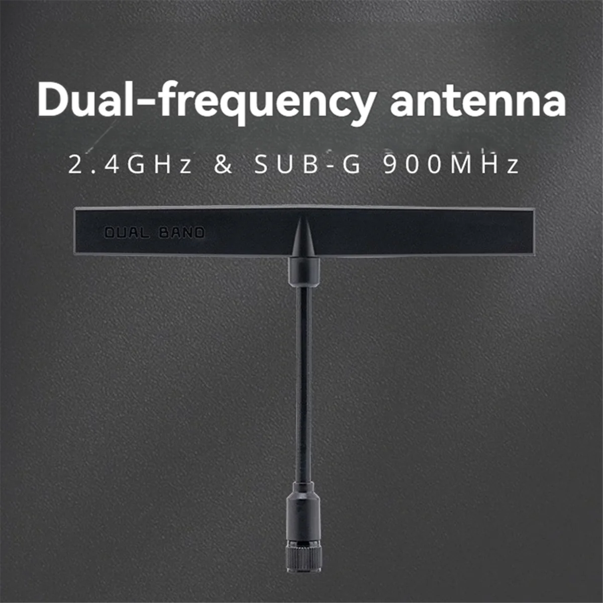 【BAAZ Veloce 】 Antenna Dual Band 2.4GHz / SUB-G 900MHz RP-SMA T-Antenna per modulo TX
