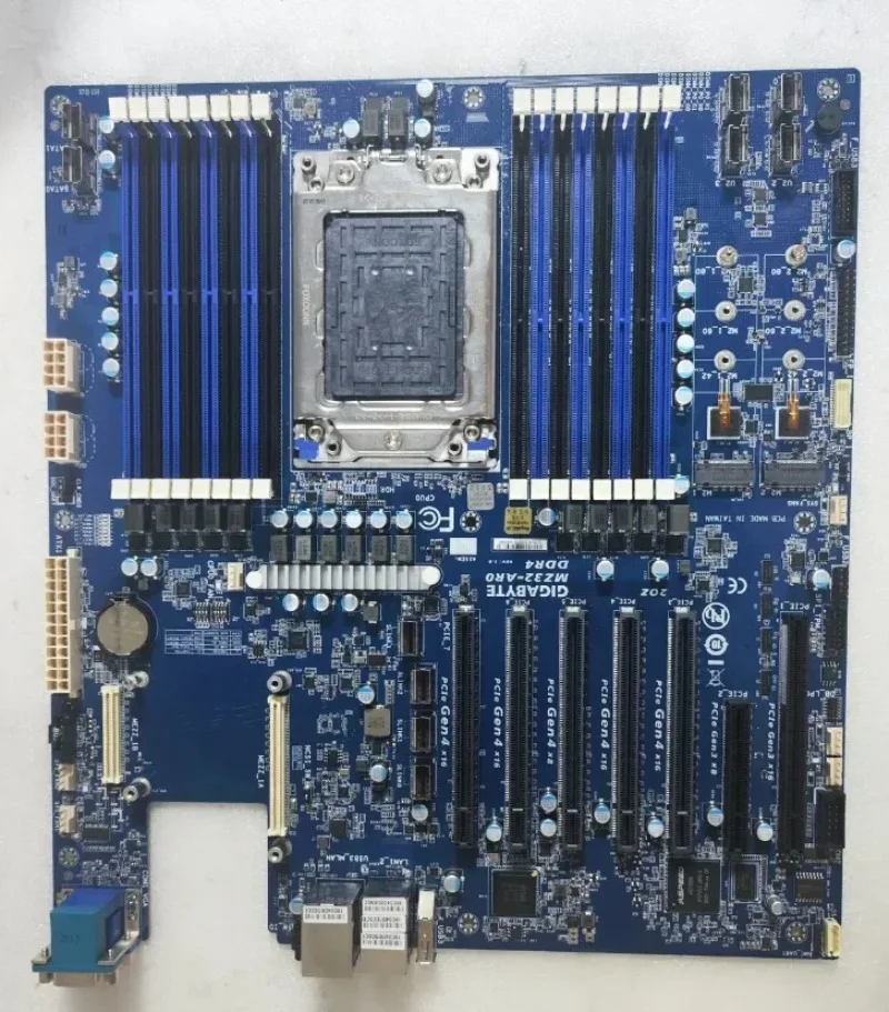 The MZ32-AR0 PCI-4.0 Supports AMD EPYC 7002/7003 CPU Motherboards