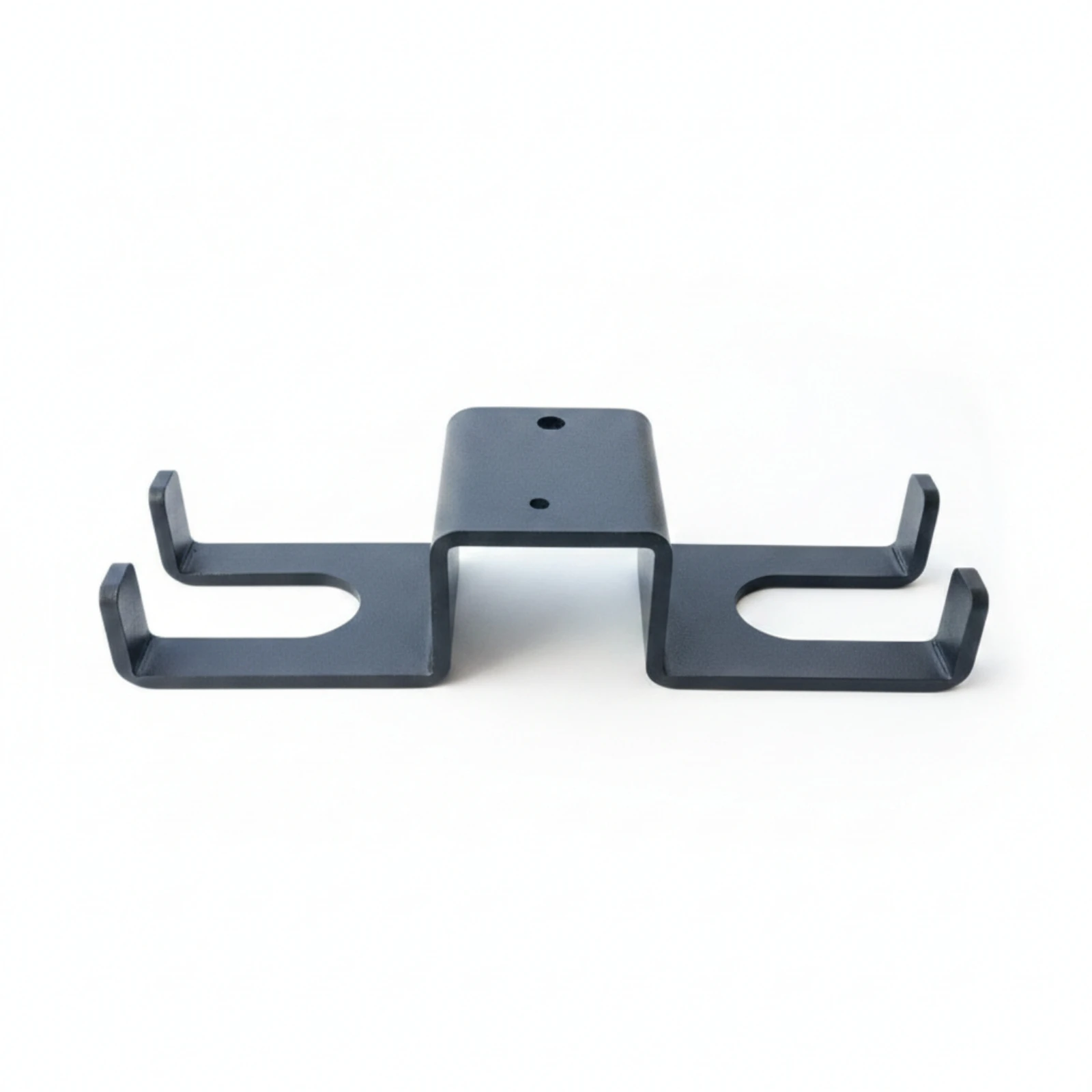 Barbell Bar Hanger with Four Hooks Powder-Coated Storage Hook Gym Equipment Rust-Resistant for Athletes, Weight Room
