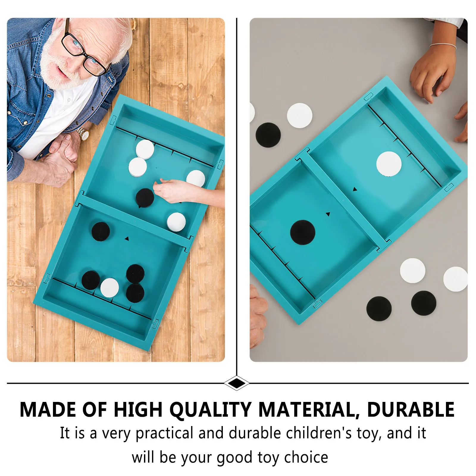 

1Set Catapult Chess Bounce Game Educational Interactive Plaything Fun Parent Child Desktop Board Game Fast Sling Puck Bumper