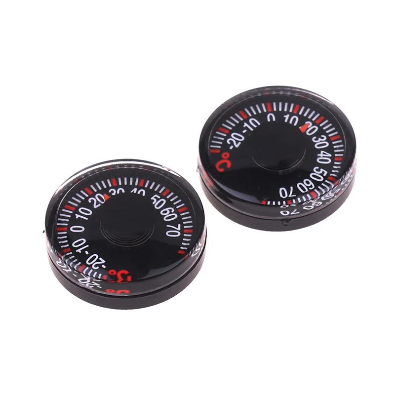 1PC -20~70°C 27MM Round Square High Accuracy Temperature Meter For Indoor Outdoor Wall Greenhouse Home Thermometer