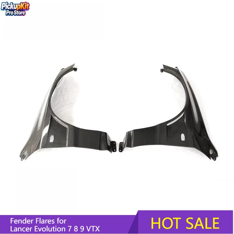 

Premium Trade Assurance Dry Carbon Fiber Front Fender Flares Fit Lancer Evolution 7 8 9 VTX Cyber Version Style