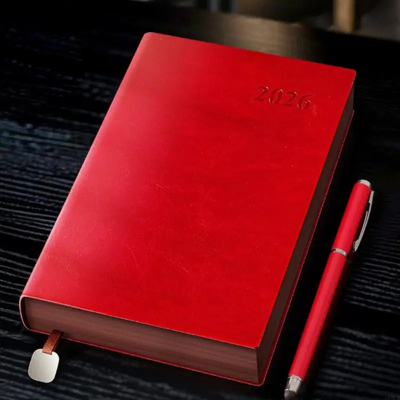 Y5LB Executive 2026 Diario datato con copertura flessibile spaziosi pagine scrittura ideali per studenti viaggiatori