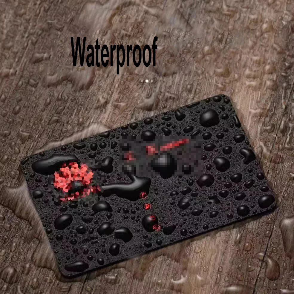 Imagem -03 - Waterproof o Cartão do Pvc do Crédito do Lado Dobro Sociedade Plástica Logotipo do Vip Obrigado Presente 85.5*54 mm 0.76 mm 200 Peças