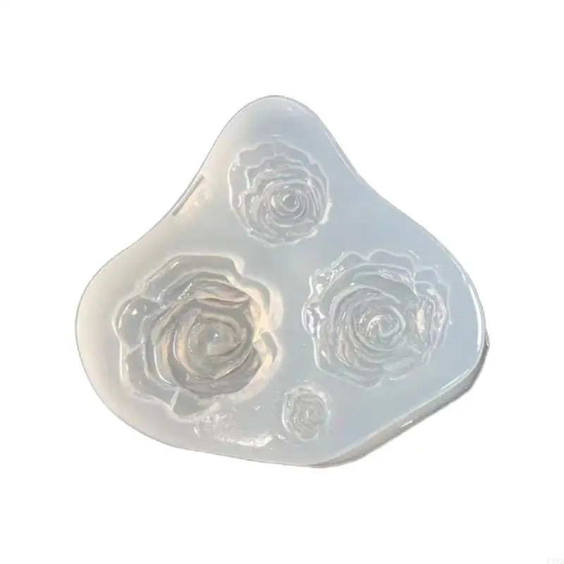 F19B DIY 3D Flower Silicone Molds Fondant Mould Cake Candy Moulds Chocolate Sugarcraft Ice Pastry Baking Accessories 2 Shapes