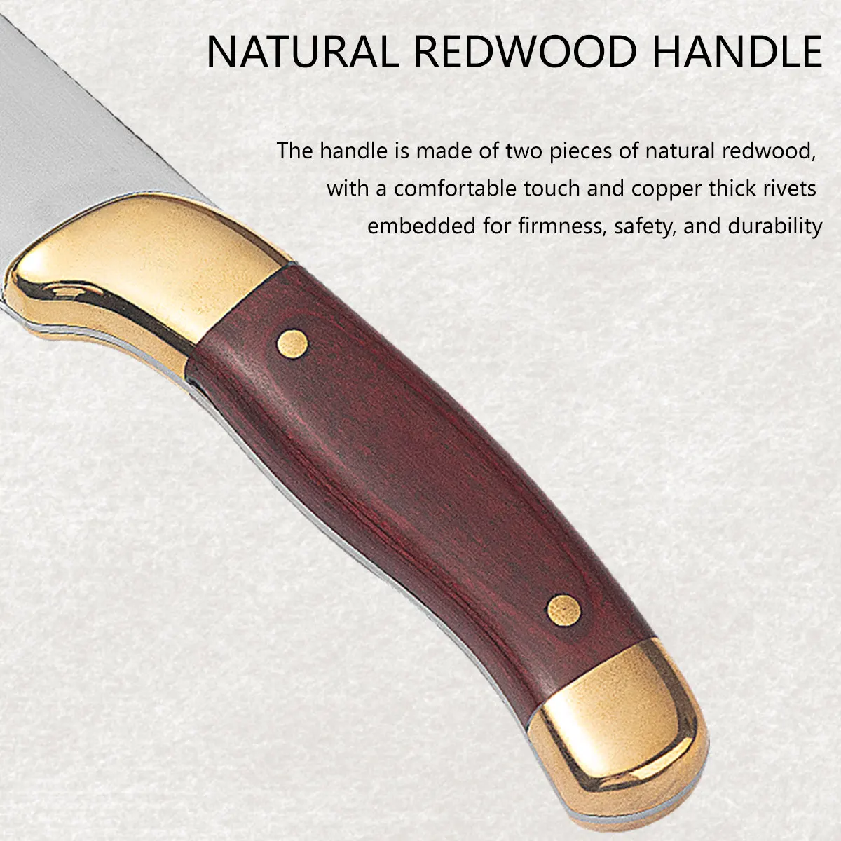 سكين احترافي لقطع اللحوم، سكين جزار حاد شديد التحمل وسكين تشذيب لقطع دقيقة، ينطبق على استخدام الميدان والمطبخ #5