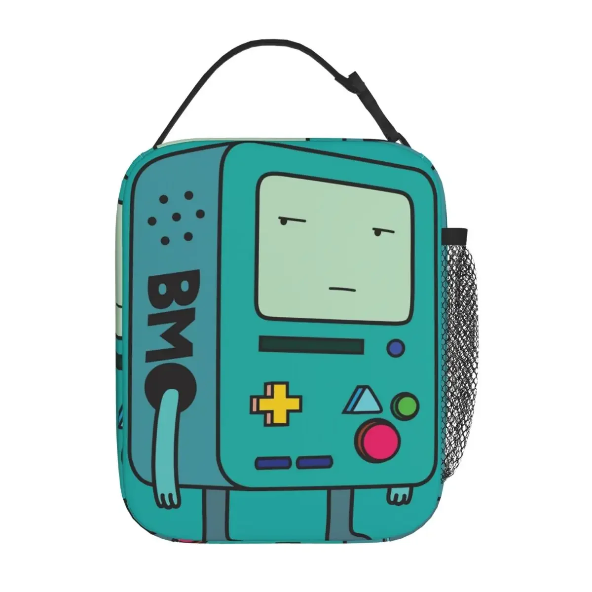 BMO Adventure Times Insulated Lunch Bag Thermal Bag Meal Container Game Life Leakproof Tote Lunch Box Food Handbags Picnic