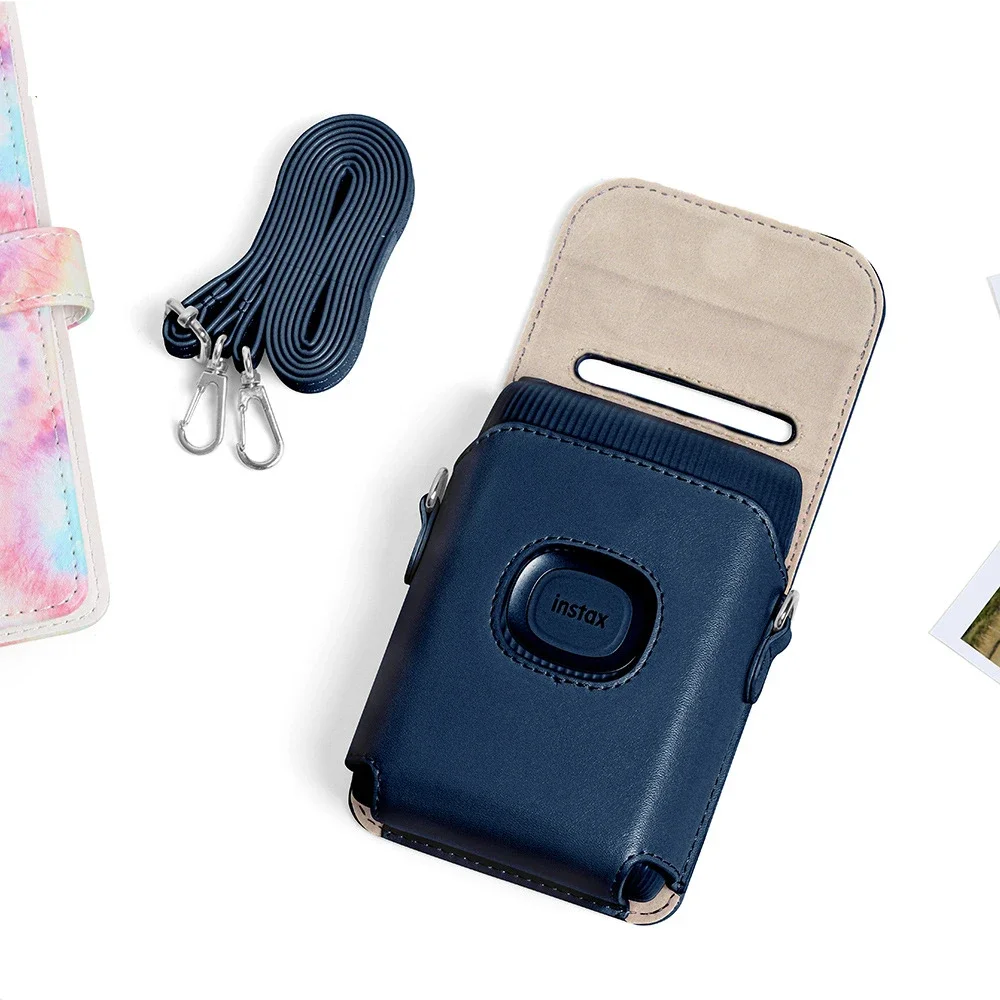 NeW For Fujifilm Instax Mini Link 2 Printer Camera AcLinkcessory PU Leather Instant Camera Shoulder Bag Protector Cover Case