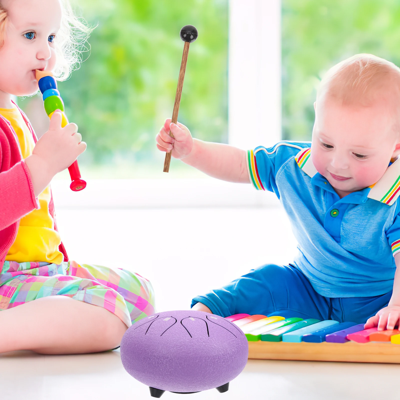 

Premium Steel Tongue Drum For Kids Adults Portable Ethereal Hand Drum Music Enlightenment Stress Relief Crisp Sound Durable