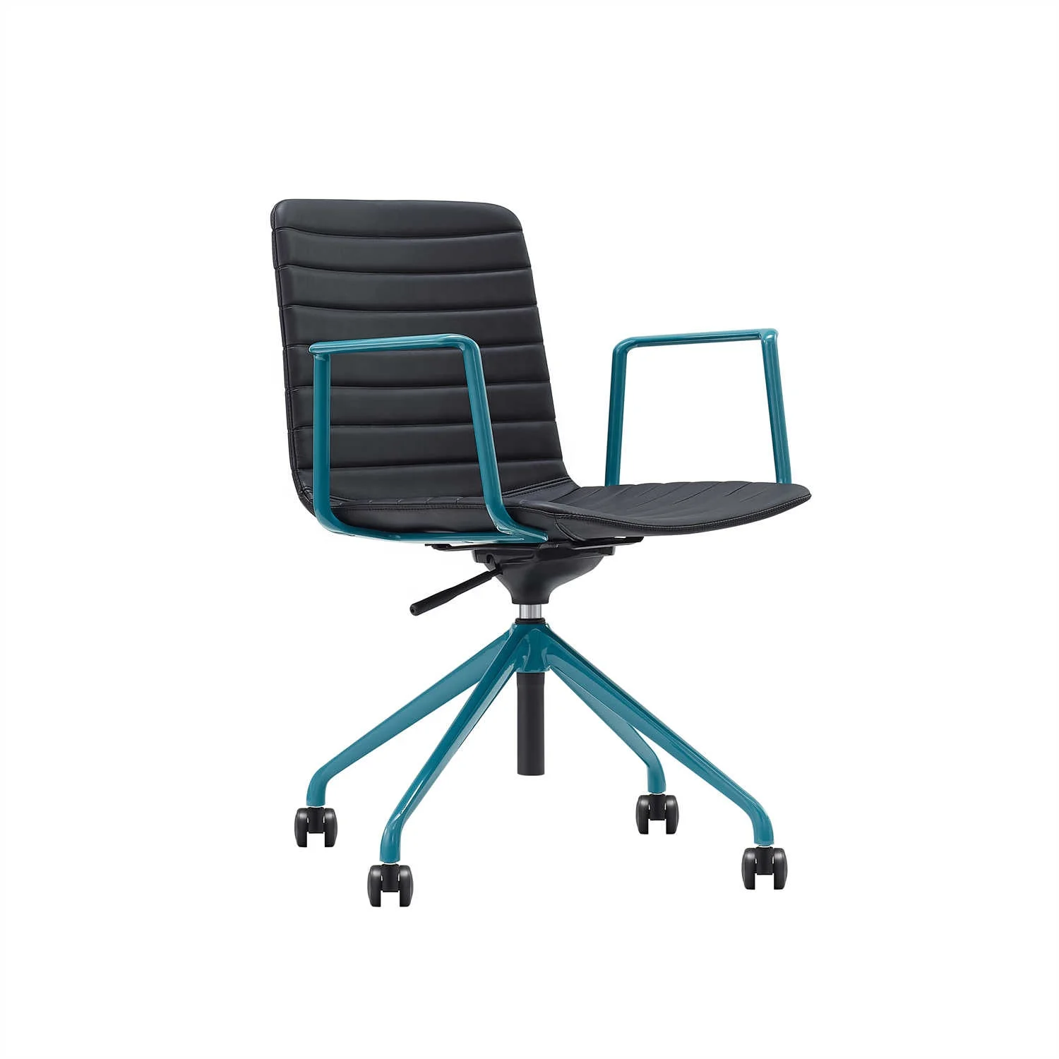 BIFMA Certification DU-580D Height Adjustable Office Chair with 4 Star Aluminum Alloy Base