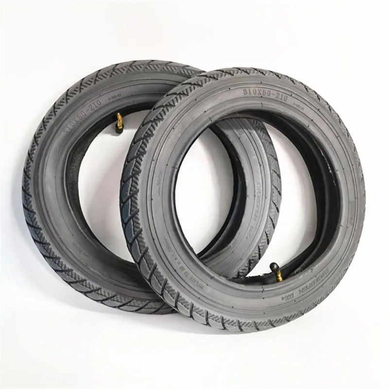 12 Inch 310X50-210 Tube Tire For Etwow Electric Scooter Baby Carriage Replacement Wear-resistant Electric Wheelchair Tyre