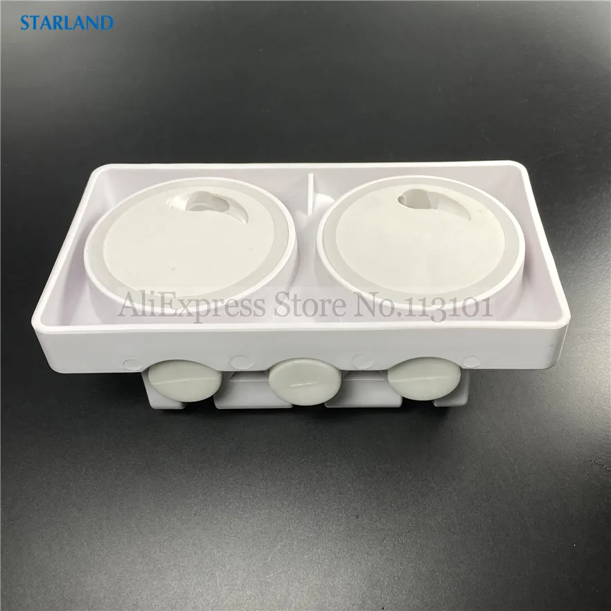 New Front Panel White Color Nozzle Block Spare Parts Of BQL838 Soft Ice Cream Machines Accessories With Pistons