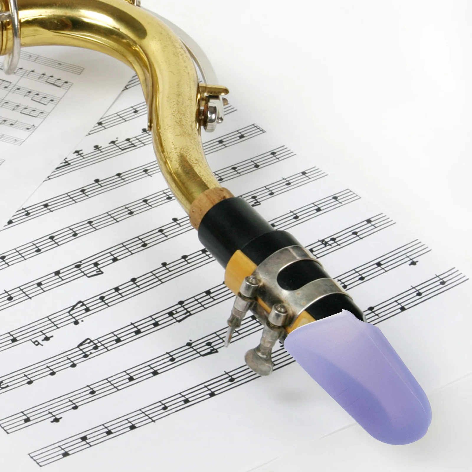 

Protection for Silica Gel Saxophone Mouthpiece Protector Clarinet Protective Cap