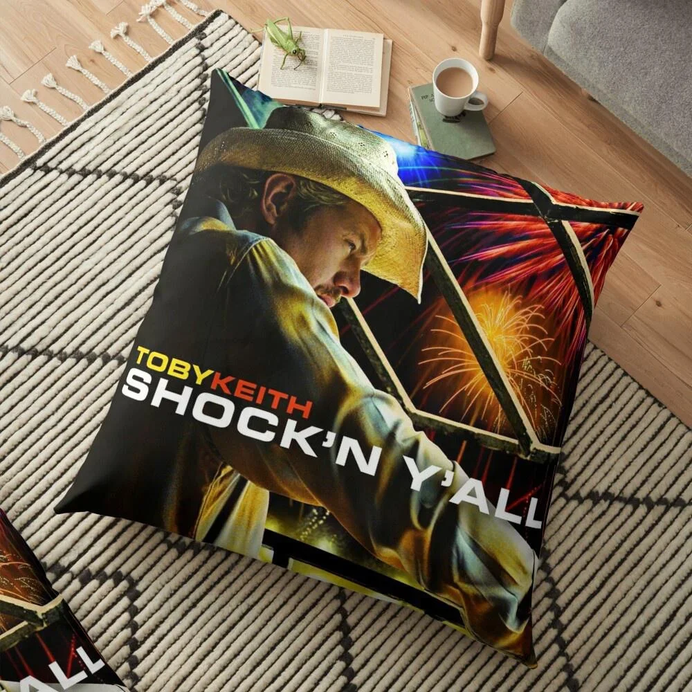 Toby Keith Shockn Yall Printed Pillow Case Sofa Car Soft Cushion Cover Case Home Decor Accessories