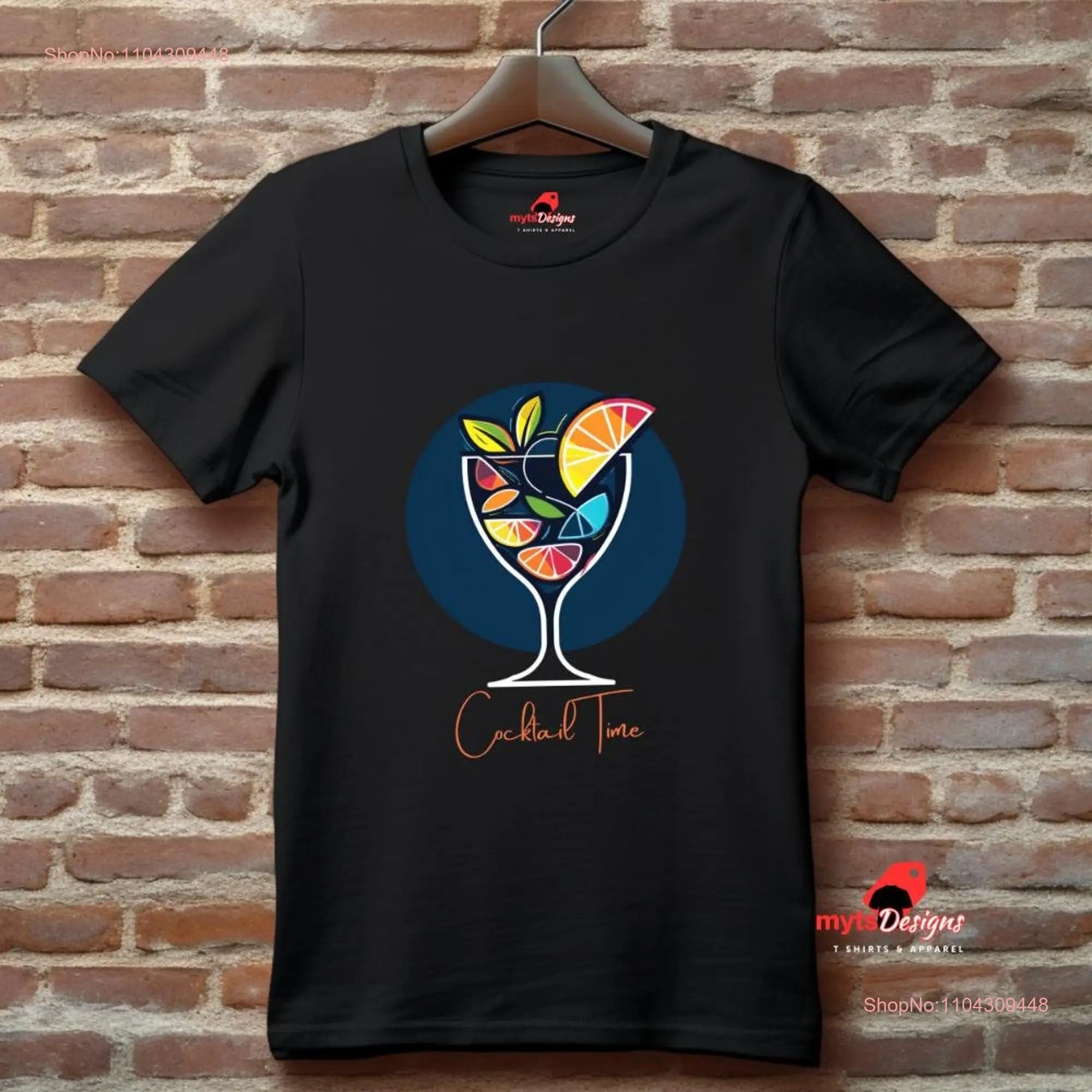 Cocktail Party T Shirt Simplistic Design for Parties dress long or short sleeves