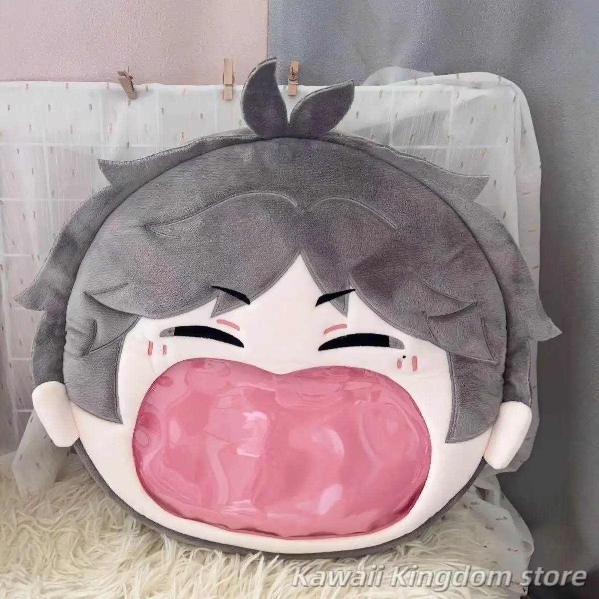 Haikyuu sugawara koushi Cosplay Kawaii Animal Transparent Itabag Zipper Backpack Messenger Bags Student Shoulder Bag