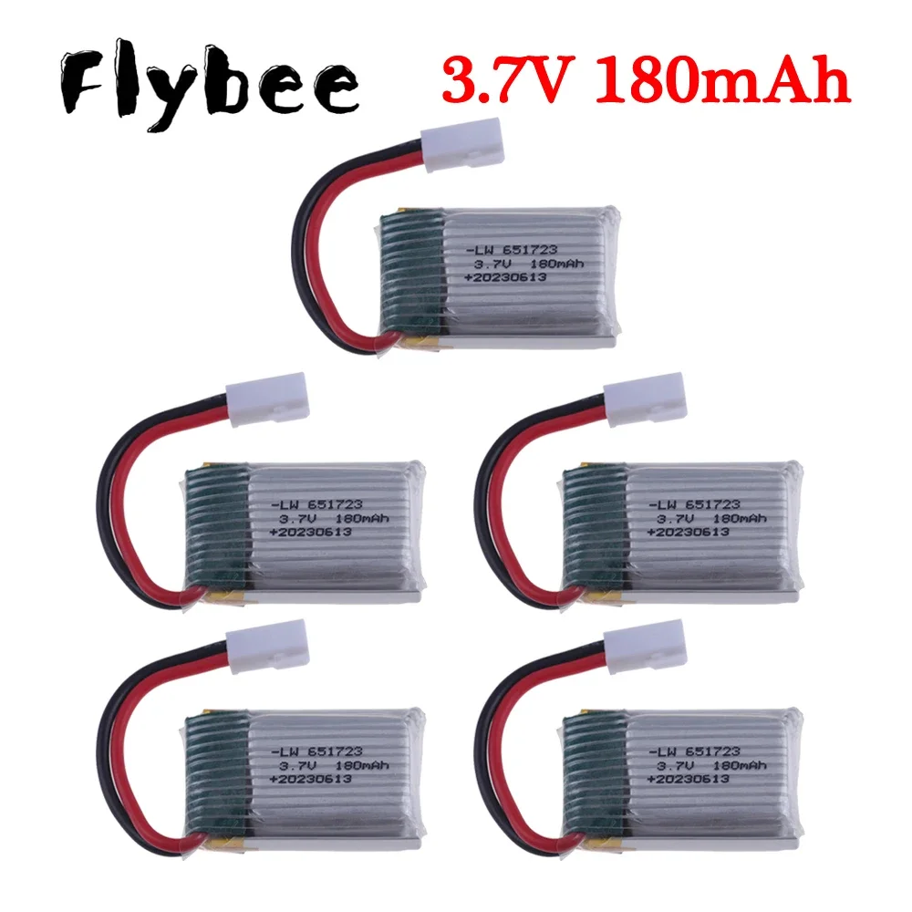 Для JJRC H8 Mini 3,7 В 180 мАч Lipo Батарея Для H2 H48 U207 RC Quadcopter Запасные части 651723 3,7 В Батарея для RC Вертолета Игрушки Для JJRC H8 Mini 3,7 В 180 мАч Lipo Батарея Для H2 H48 U207 RC Quadcopter Запасные части 651723 3,7 В Батарея для RC Вертолета Игрушки
