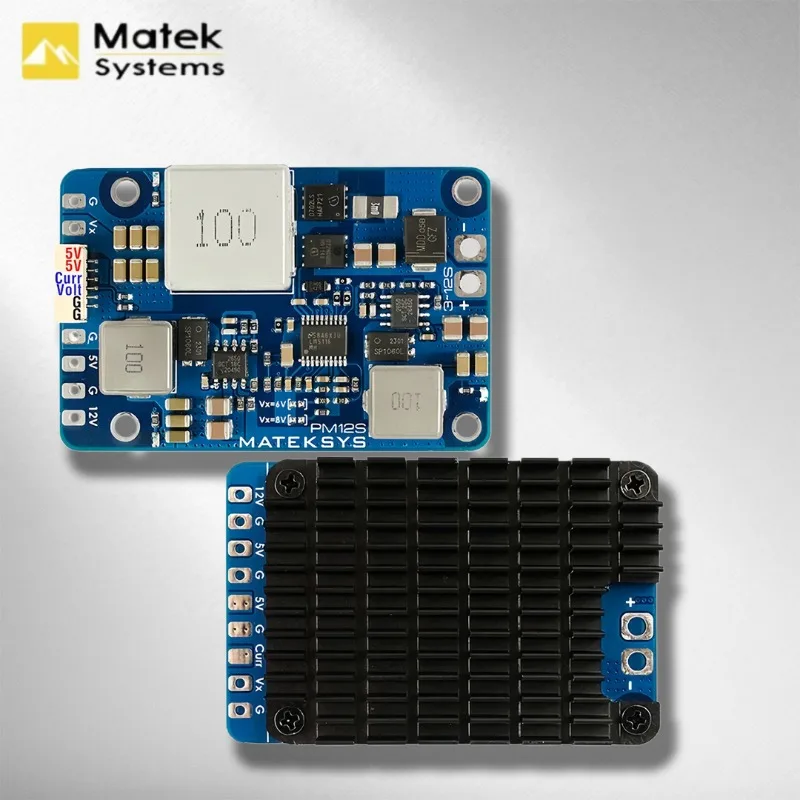 

MATEK POWER MODULE PM12S-3 DCIN 3-12S 9-55V Output voltage 5V/6V/8V For RC Model / / Quadcopter / Airplane