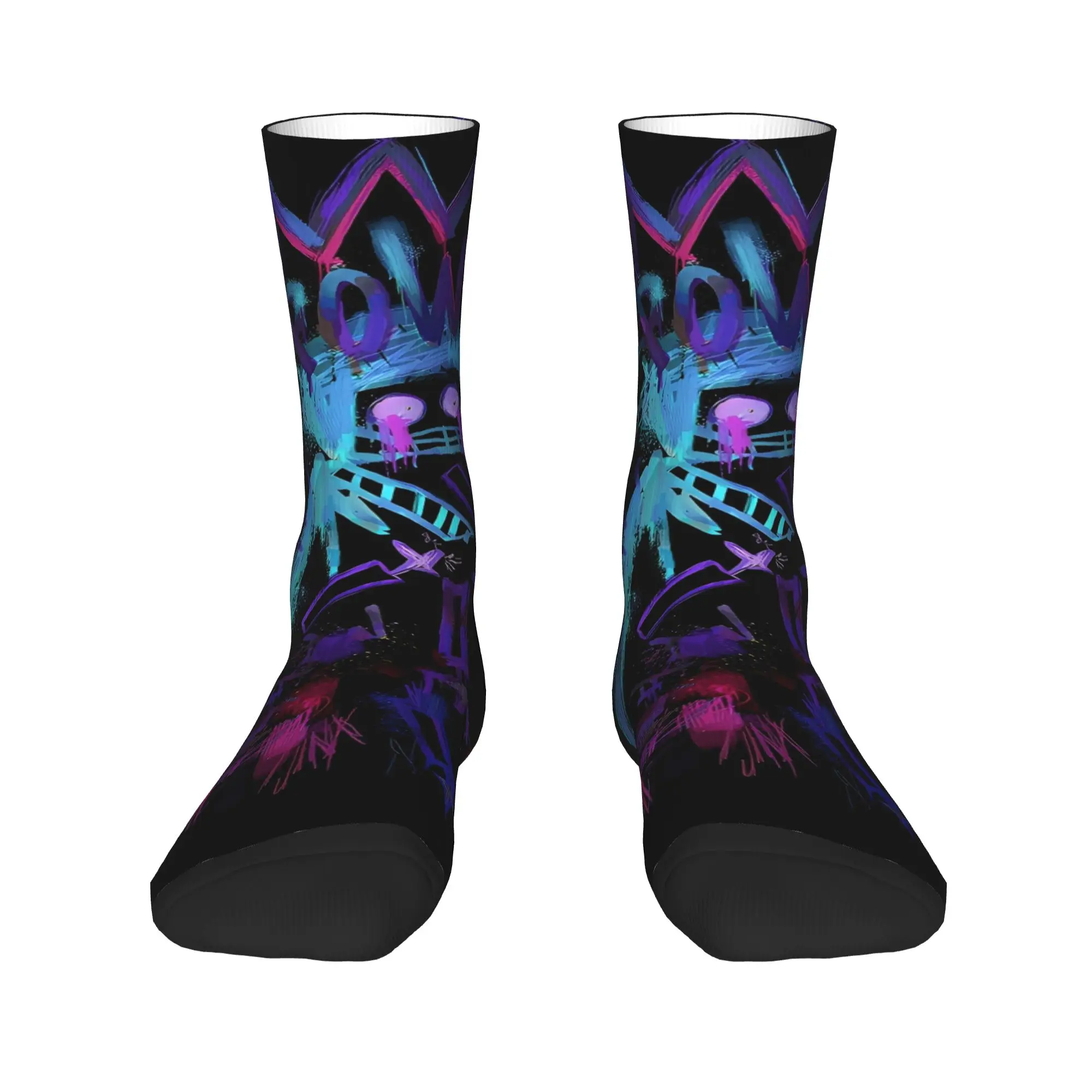 Jinx Monkey  Arcane (3) Socks  Non-Slip Stockings Men Breathable Outdoor Socks Spring Novelty Printed Socks