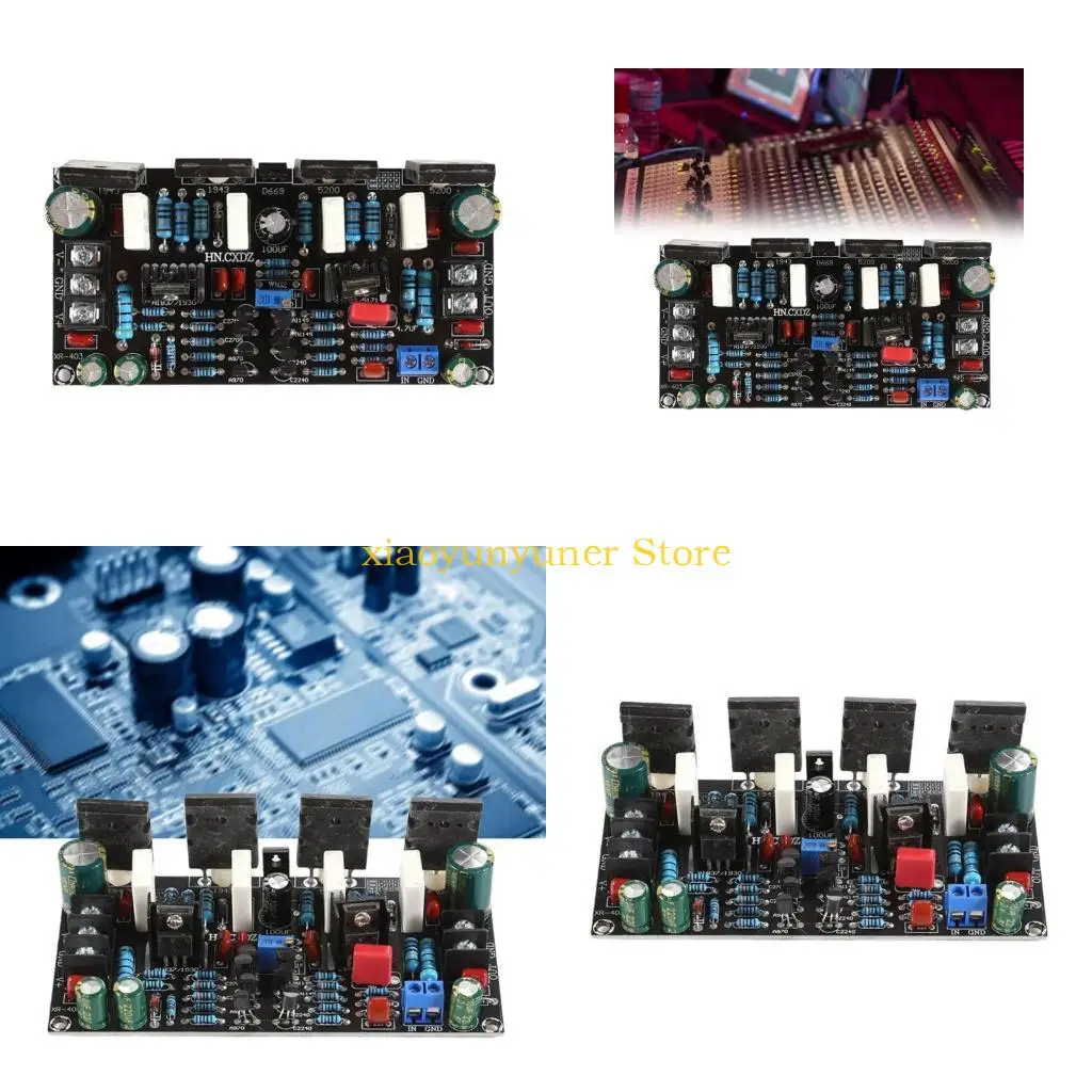 P9JB Advanced 200W Single Channel Amplifier Board 1943+5200 Module Powerful for Speaker