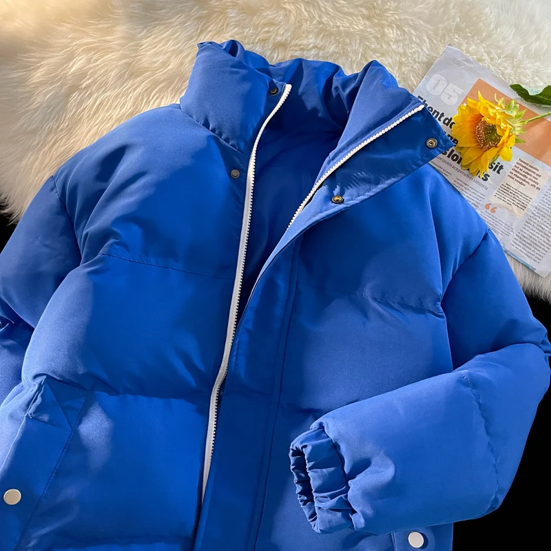 

Мужская утепленная хлопковая куртка на зиму, новая модель, с воротником-стойкой, модная, в американском стиле, молодежная, повседневная, водонепроницаемая