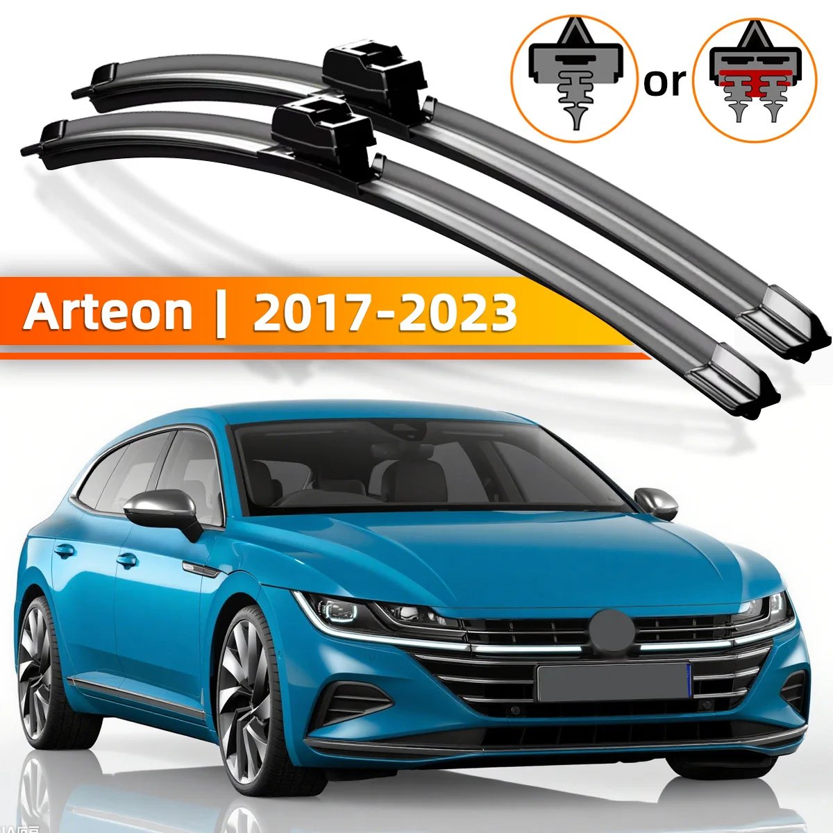 

2 шт. щетки стеклоочистителя подходят для Vw Arteon 2017-2023, аксессуары для окон лобового стекла 2019 2020 2021 2022, автомобильные детали