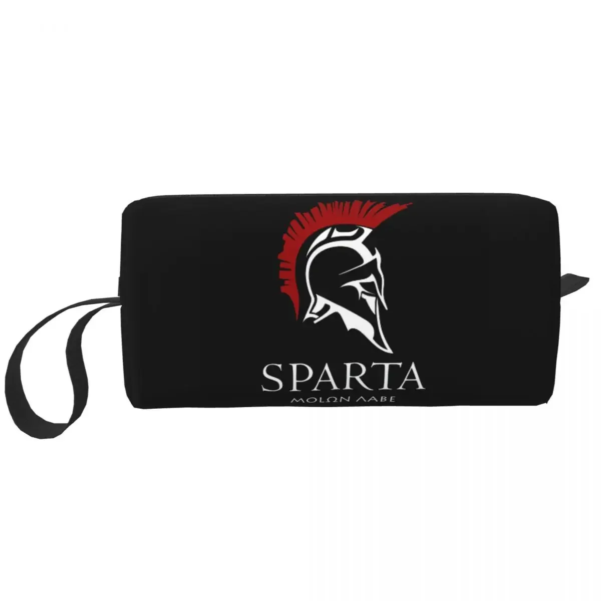 Travel Spartan Molon Labe Sparta Toiletry Bag Portable Cosmetic Makeup Organizer Women Beauty Storage Dopp Kit Case