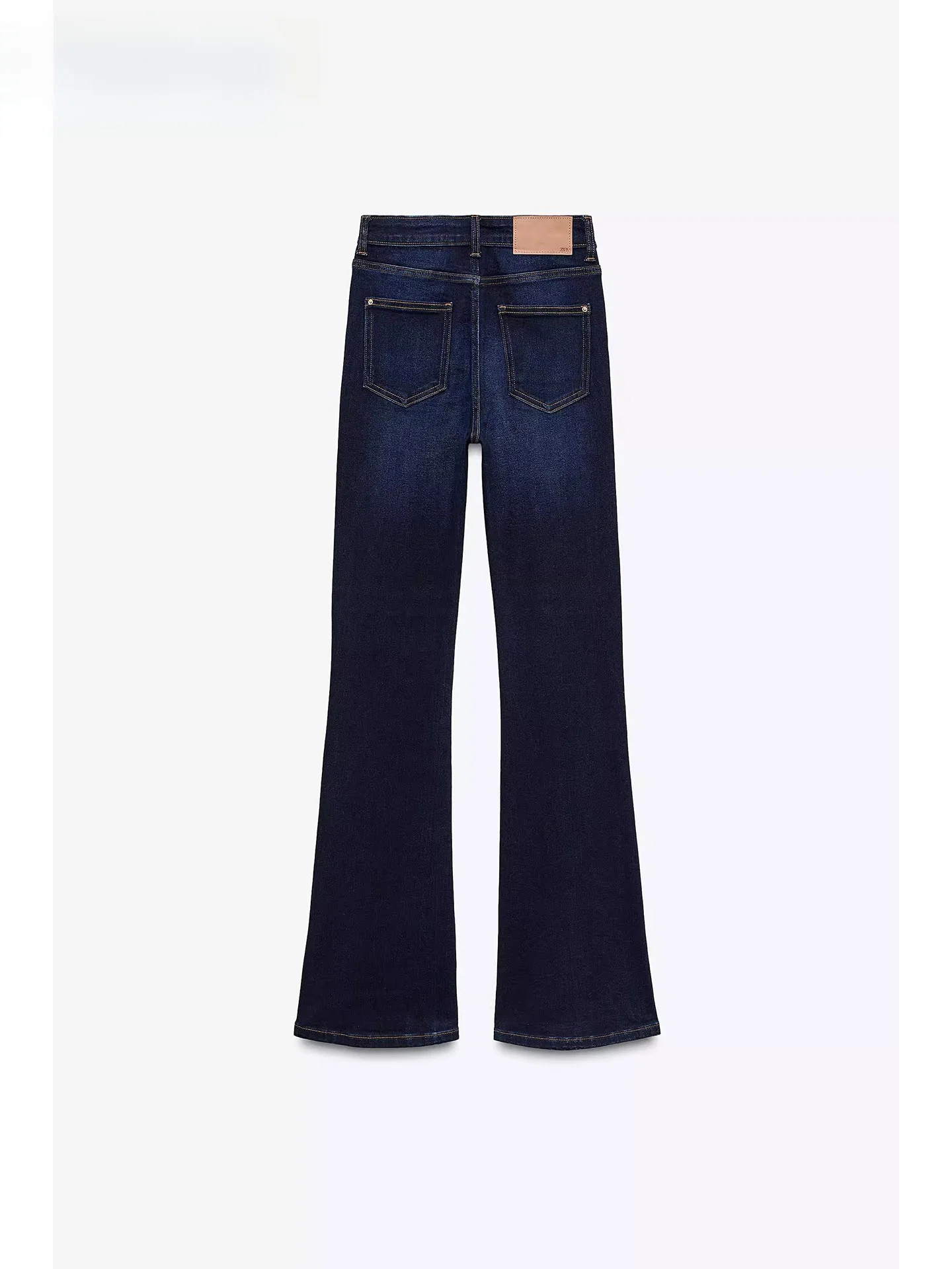 

ZAPRHA 2022, новые джинсы-колокольчики с высокой талией, женские утягивающие модные длинные брюки для девочек, облегающие длинные брюки