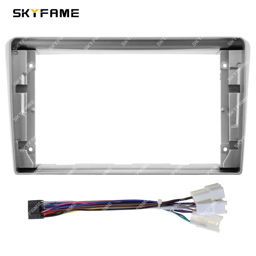 SKYFAME Car Frame Fascia Adapter Android Radio Dash Fitting Panel Kit For Toyota Avensis T25 view 3