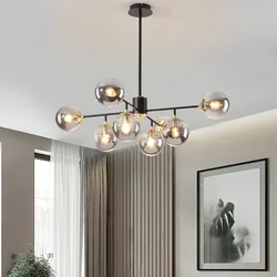 Modern Simple Led Chandeliers Living Dining Room Kitchen Bedroom Nordic Indoor Lighting Decor Glass Ball Ceiling Pendant Lights