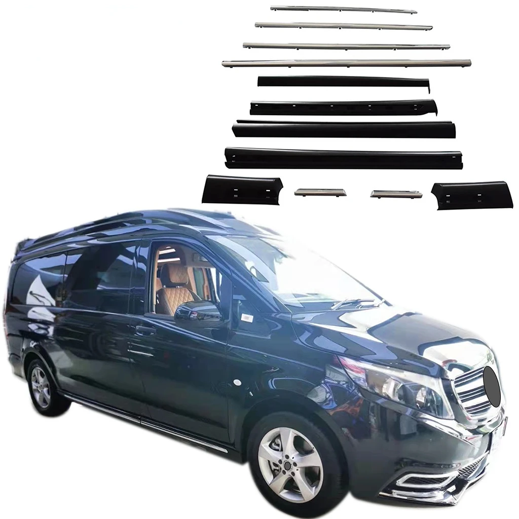 Factory side panel side skirt kits for  vito w447 v260 v250 v-class 16-22