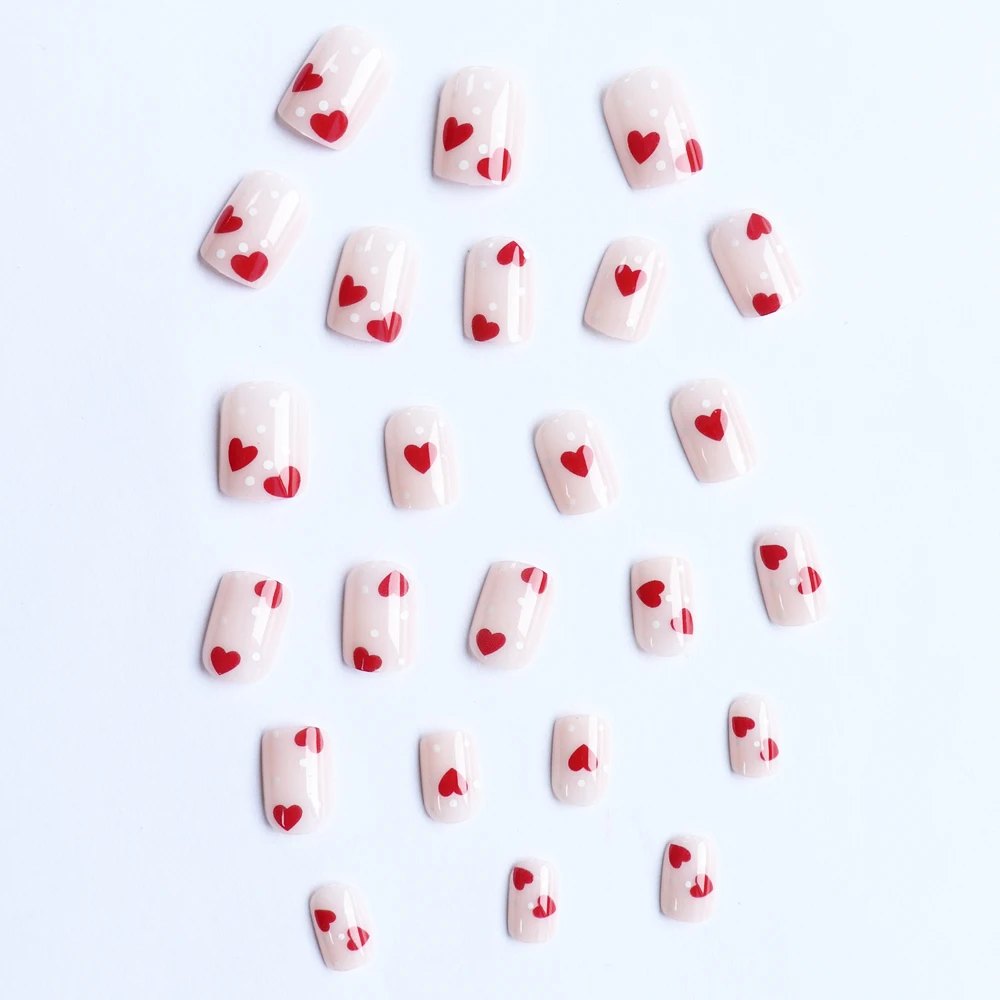 24 Stück: Verschönern Sie Ihren Look mit weißen, französischen, kurzen, quadratischen Kunstnägeln, 1 Stück Nagelfeile & 1 Stück Nagelkleber-Aufkleber-Set. – Detail 8