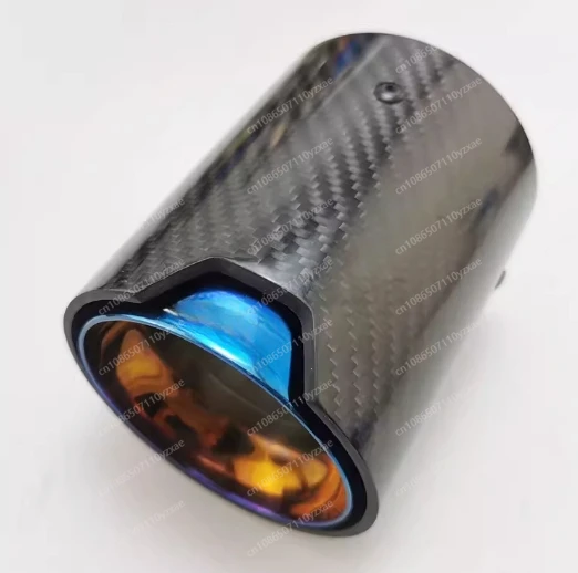 

1 Piece Burnt Blue Carbon Fiber Exhaust Tip Muffler for BMW M Performance Exhaust Pipe M2 F87 M3 F80 M4 F82 F83 M5 F10 M6 F12