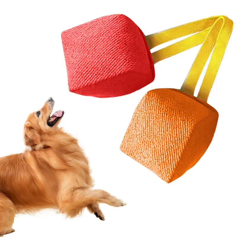 Almohada mordedora de tela resistente a desgarros, bolsa mordedora para perros, productos especiales para masticar, limpiar los dientes, entrenamiento dental, productos interactivos para mascotas