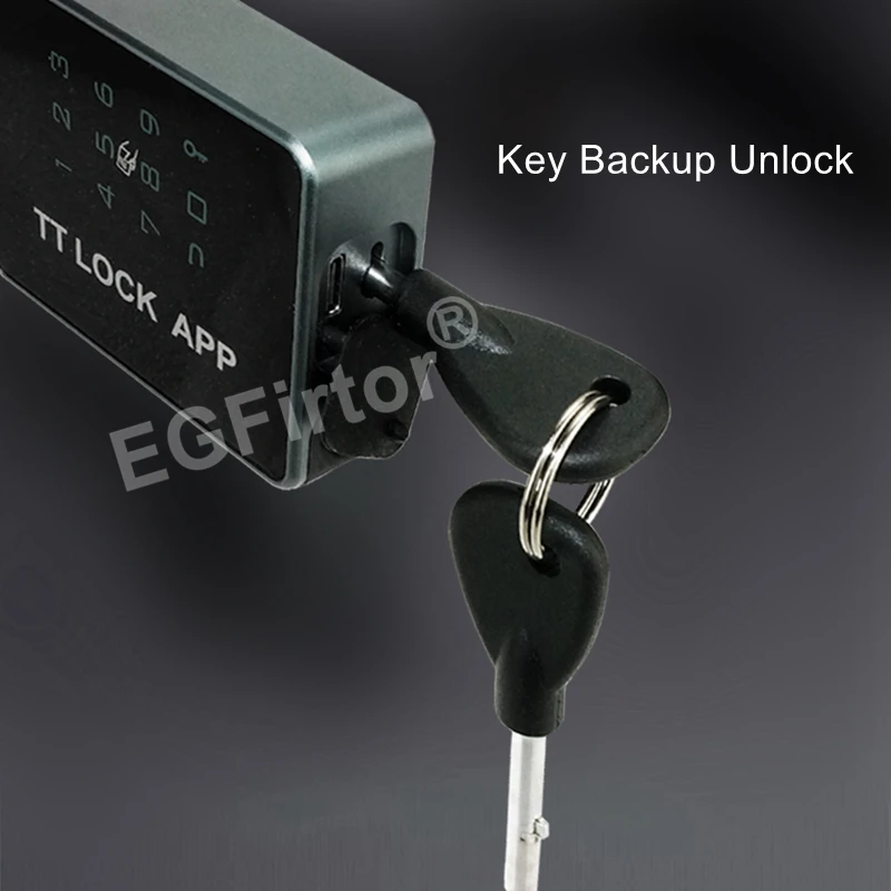 TTLock Password Bluetooth Padlock Touch Screen RFID IC Card Key Home Security Waterproof Cabinet Electronic Bag Luggage Padlock