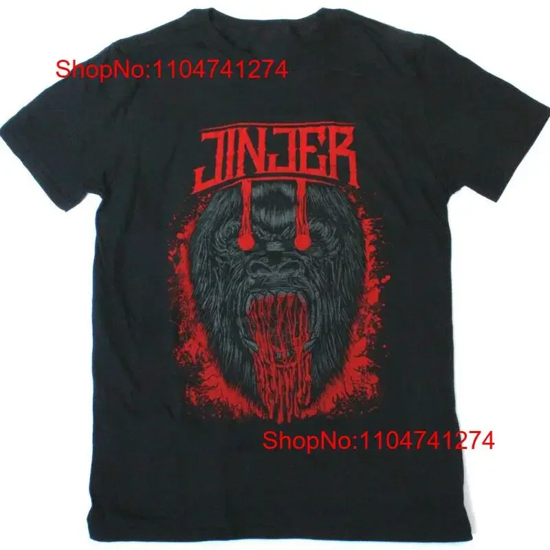 

Новая футболка JINJER APE для фанатов S 5XL NW02_431, винтажная, слегка, модная унисекс, универсальная, дышащая