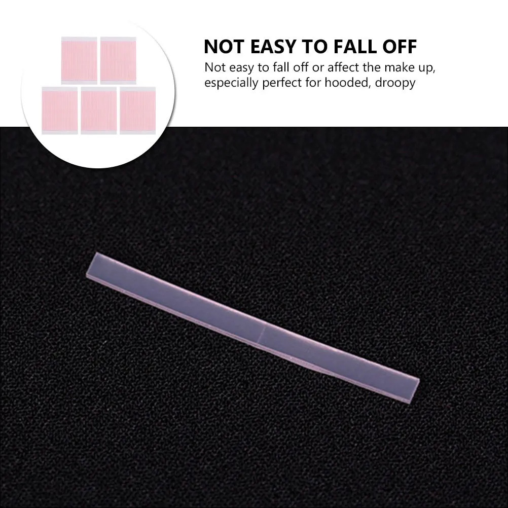 250Pcs Breathable Double Eyelid Sticker Transparent Eyelid Lift Strips for Uneven Eyes Invisible Eye Makeup Tool Sensitive Skin