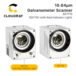 Cloudray 10.64um CO2 Laser Scanning Galvo Head SG7110 Input Aperture10mm Galvanometer Scanner with Power Supply Set