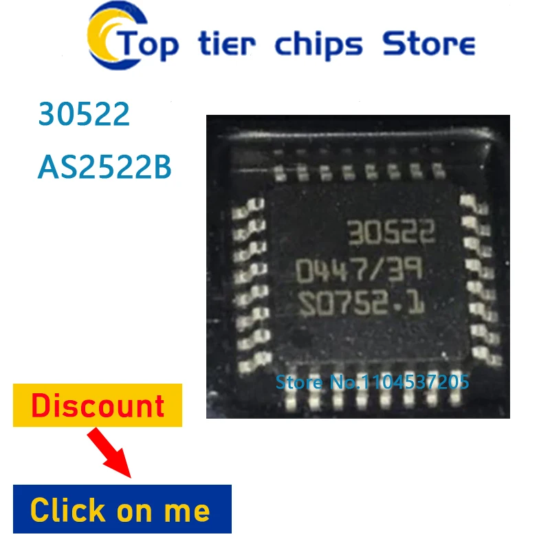 1PCS~5PCS/LOT   30522 AS2522B  QFP32  QFP 100% NEW